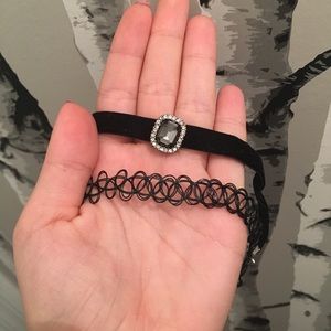Two Black Chokers